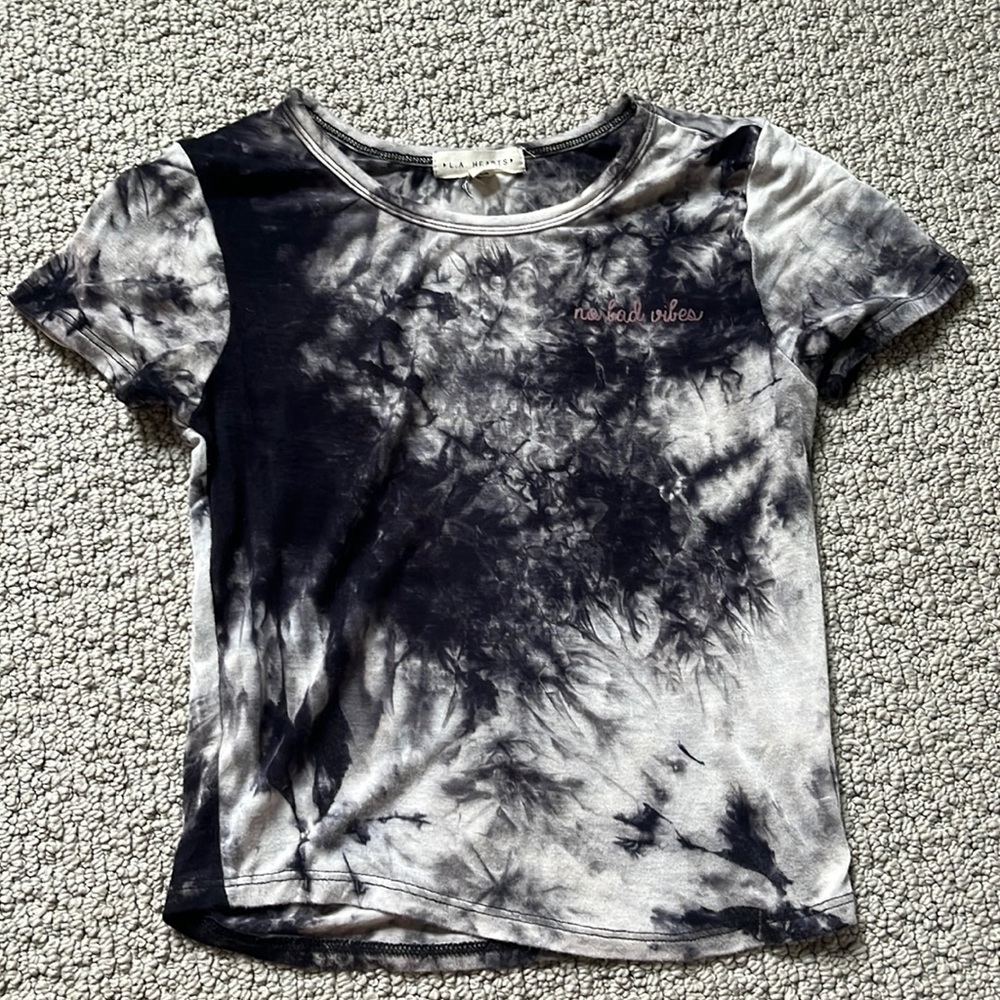 PacSun LA Hearts no bad vibes tee
